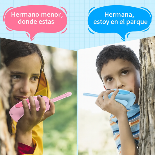 Walkie Talkies Infantiles Recargables