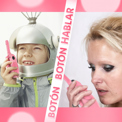 Walkie Talkies Infantiles Recargables