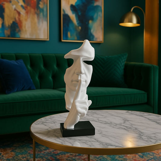 Estatuilla del Silencio de Arte Abstracto - ALTOQUE