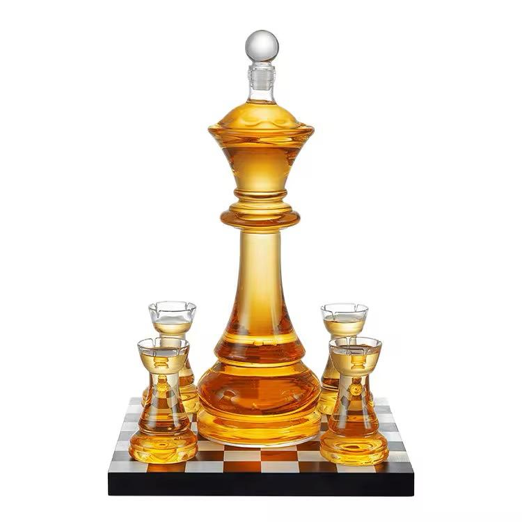 Decantador de Bebidas Tipo Ajedrez