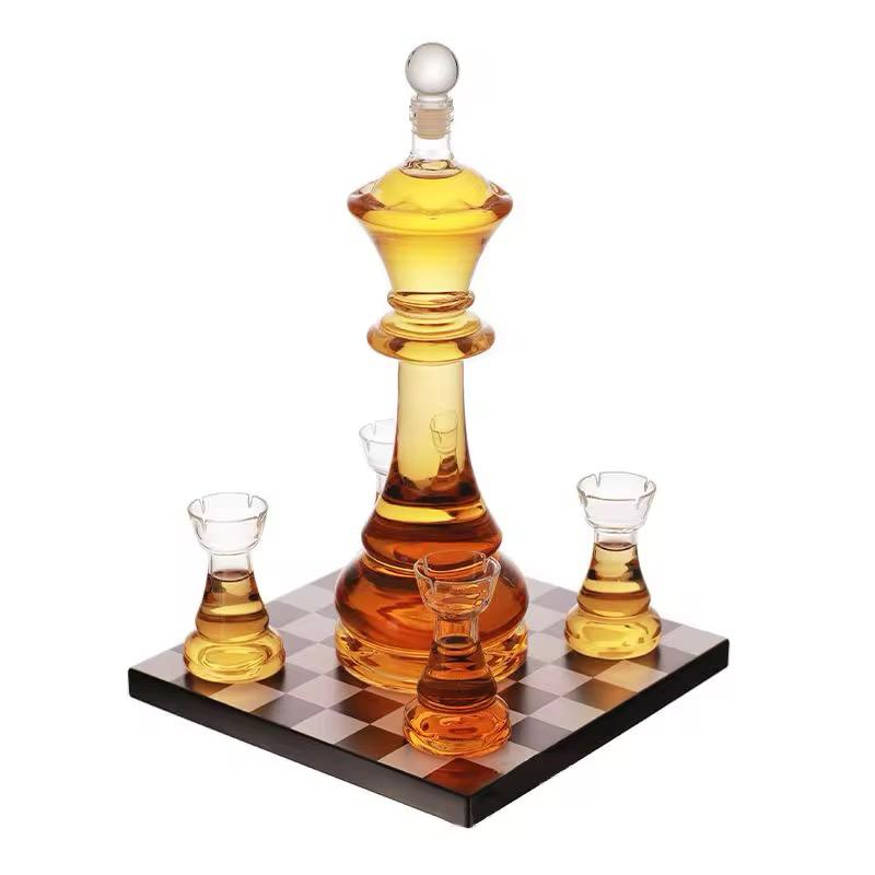 Decantador de Bebidas Tipo Ajedrez