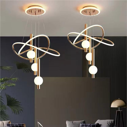 Lampara Colgante Elegante LED 3 Tonos de Luz