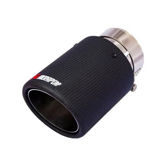 Tubo de Escape de Fibra de Carbono Mate - Salida Simple - ALTOQUE