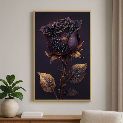 Cuadro Decoratio "Rosa Negra" - ALTOQUE