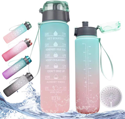 Botella Caramañola con Frases Motivacionales de 1000ml - ALTOQUE