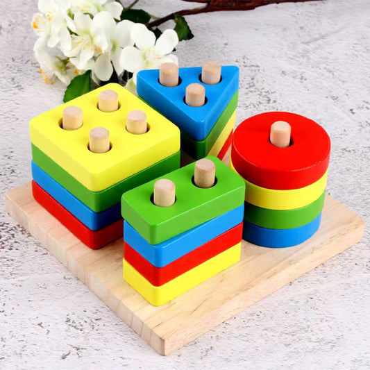 Juego Didáctico Montessori de Encastre - ALTOQUE