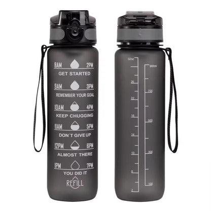 Botella Caramañola con Frases Motivacionales de 1000ml - ALTOQUE