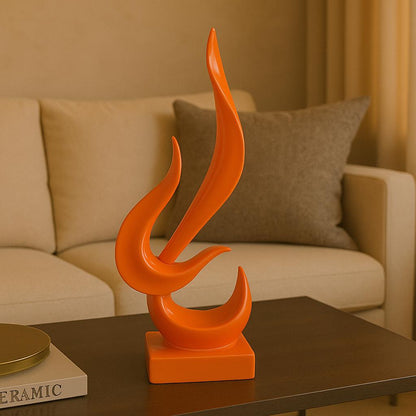 Adorno Abstracto Estilo Llama
