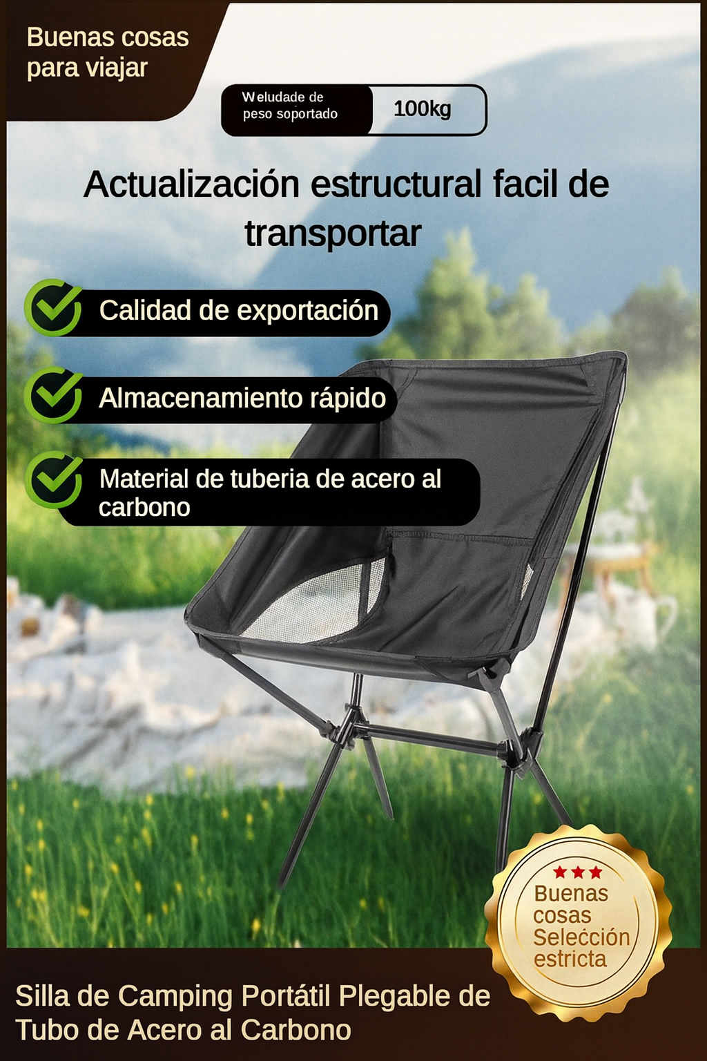 Silla de Jardín de Bolsillo