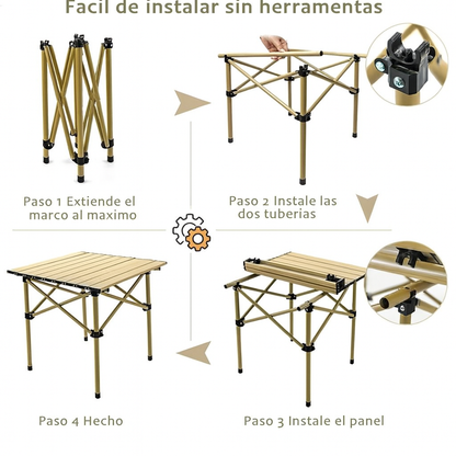 Mesa Retráctil para Jardín