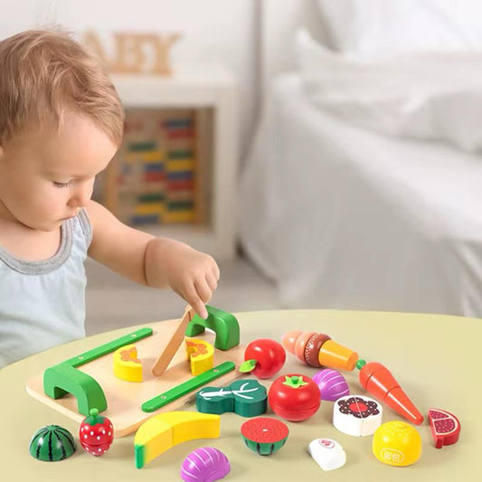Juego de Corte de Frutas y Verduras para Niños - ALTOQUE