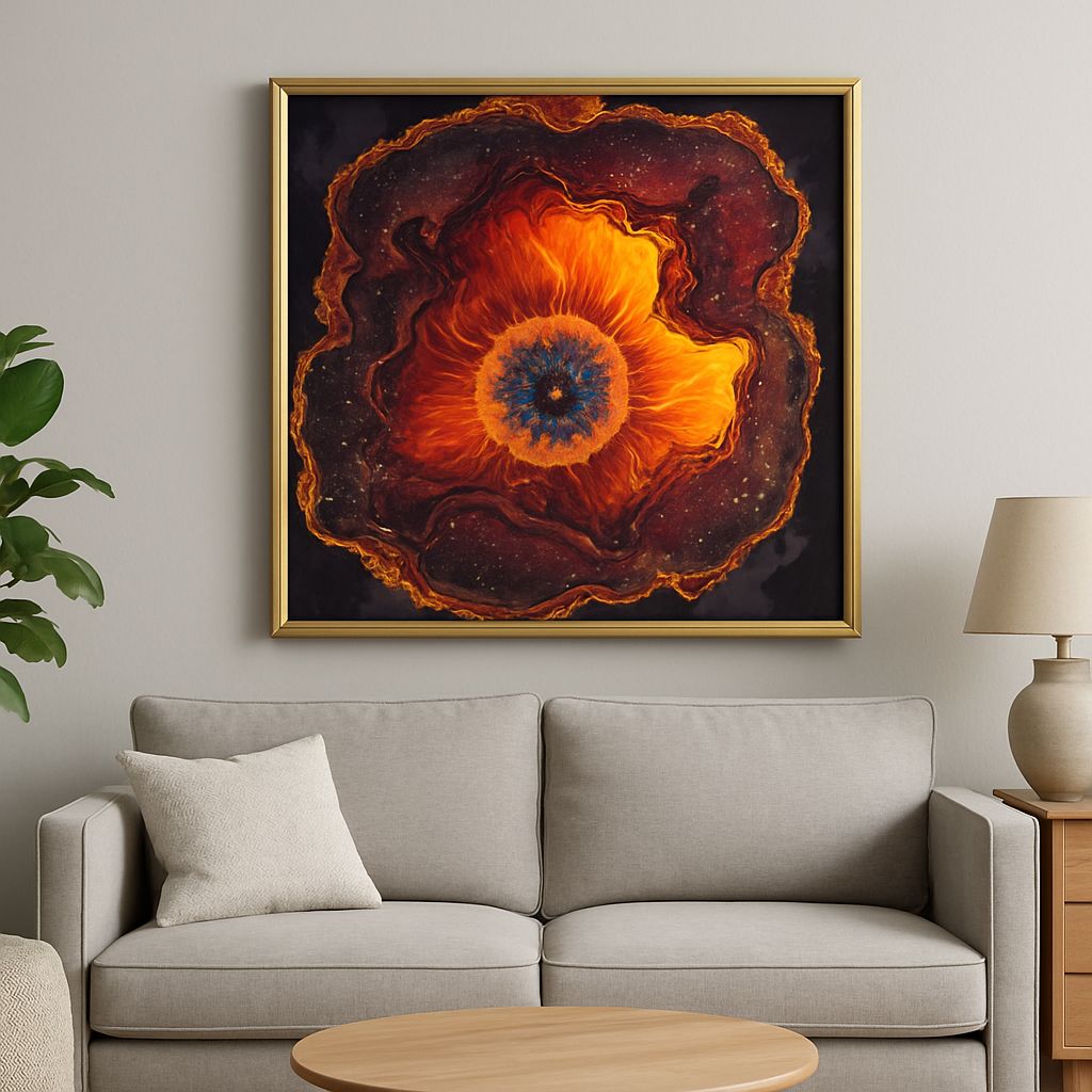Cuadro Decorativo " Corazón de Fuego" - ALTOQUE