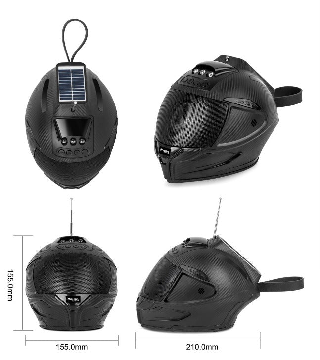 Parlante Portátil Modelo Casco con Bluetooth / Radio FM / USB / SD - ALTOQUE