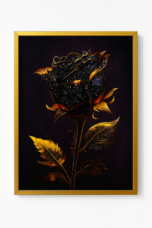 Cuadro Decoratio "Rosa Negra" - ALTOQUE