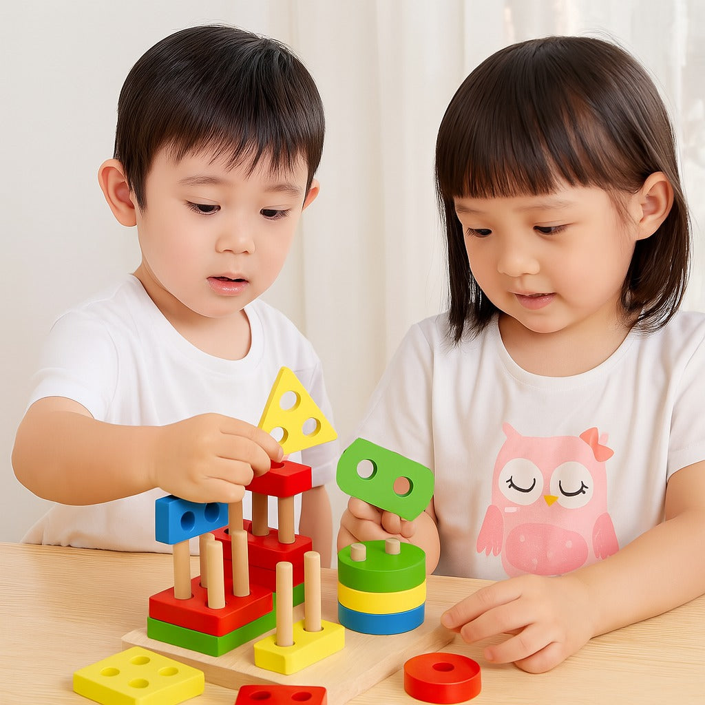 Juego Didáctico Montessori de Encastre - ALTOQUE