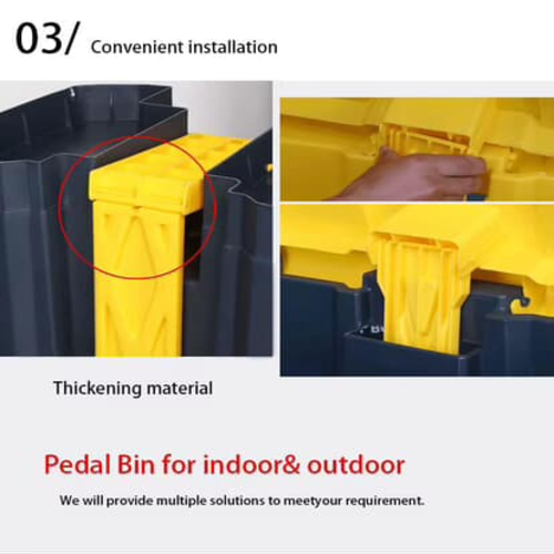 Papelera/ Cubo De Basura Con Pedal 50 L - ALTOQUE